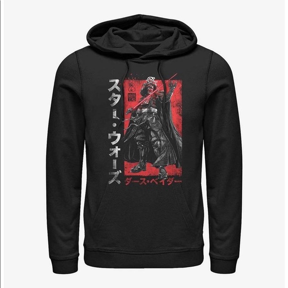 Samurai Darth Vader / Star Wars black pull over hoodie - Picture 1 of 3